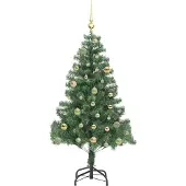 vidaXL Mads (mit 150 LEDs und goldenen Kugeln)