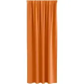 vidaXL Verdunkelungs-Vorhänge mit Ringen 2 pcs Helles Orange