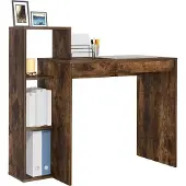 vidaXL Schreibtisch Geräucherte Eiche Holzwerkstoff 100 x 40 x 90 cm