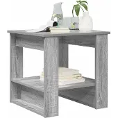 vidaXL Couchtisch Graues Sonoma 51 x 50 x 50 cm Holzwerkstoff