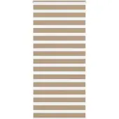 vidaXL Doppelrollo Sandbraun 110x200 cm Stoffbreite 105,9 cm Polyester