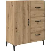 vidaXL Highboard Artisan-Eiche 69,5 x 34 x 180 cm Holzwerkstoff