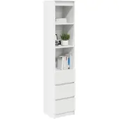 vidaXL Highboard Weiß 37,5x35x180 cm Holzwerkstoff