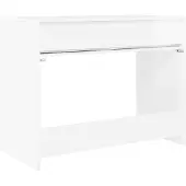 vidaXL Schreibtisch Hochglanz Weiß 100 x 50 x 78 cm Holzwerkstoff