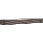 vidaXL Hochbeet Verzinkter Stahl 396x100x36 cm Braun