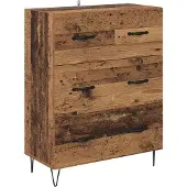 vidaXL Highboard 2 Stk. Altholz 69,5 x 34 x 180 cm Holzwerkstoff