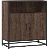 vidaXL Sideboard Braun Eichen-Optik 68x35x76 cm Holzwerkstoff