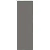 vidaXL Verdunkelungsrollo Grau 40x175 cm Stoffbreite 35,7 cm Polyester