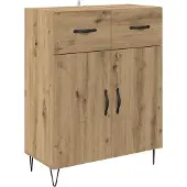 vidaXL Highboard Artisan-Eiche 69,5 x 34 x 90 cm Holzwerkstoff