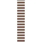 vidaXL Doppelrollo Braun 45x230 cm Stoffbreite 40,9 cm Polyester