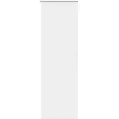 vidaXL Verdunkelungsrollo Weiß 65x230cm Stoffbreite 60,7 cm Polyester