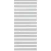 vidaXL Doppelrollo Hellgrau 110x200 cm Stoffbreite 105,9 cm Polyester