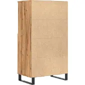 vidaXL Highboard Artisan-Eiche 60x36x110 cm Holzwerkstoff