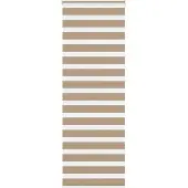 vidaXL Doppelrollo Sandbraun 85x230 cm Stoffbreite 80,9 cm Polyester