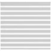 vidaXL Doppelrollo Hellgrau 165x100 cm Stoffbreite 160,9 cm Polyester
