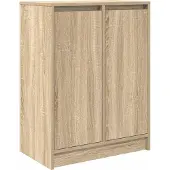 vidaXL Sideboard Sonoma-Eiche 57x34x76 cm Holzwerkstoff