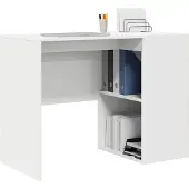 vidaXL Schreibtisch Weiß Holzwerkstoff 102 x 50 x 75 cm