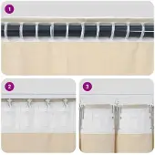 vidaXL Verdunkelungsvorhänge 2 pcs Creme 140 x 140 cm Samt