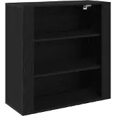 vidaXL Highboard Schwarz Eichen-Optik 80 x 33 x 150 cm Holzwerkstoff