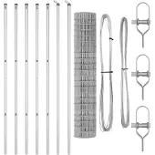 vidaXL Bodenmontierter Euro-Zaun 10 x 1,6 m Verzinkter Stahl Silber