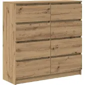 vidaXL Sideboard Artisan-Eiche 100x35x99 cm Holzwerkstoff