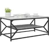 vidaXL Couchtisch Graues Sonoma 90 x 50 x 40 cm