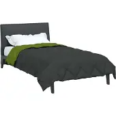 vidaXL Sommerdecke 220 x 135 cm Sommer 200 gsm Grün und Anthrazit