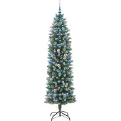 vidaXL Merle (mit LEDs und blauen Bällen)