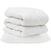 vidaXL Bettwäsche-Set mit Kissen 2 Stk. Weiß Mikrofaser