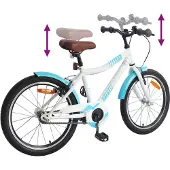 vidaXL Kinderfahrrad 24 Zoll für 8-12 Jahre alt Himmelblau