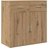 vidaXL Sideboard Artisan-Eiche 78 x 38 x 80 cm Holzwerkstoff
