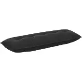 vidaXL Rückenkissen Schwarz 140 x 50 cm Cordstoff