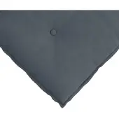 vidaXL Rückenkissen Dunkelgrau 180 x 50 cm Cordstoff