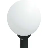 vidaXL Pollerleuchte mit Sensor und Steckdose 80 cm Schwarz IP44