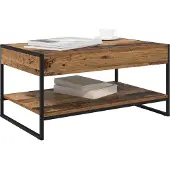 vidaXL Couchtisch Altholz 80 x 50 x 40 cm Holzwerkstoff