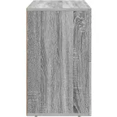 vidaXL Sideboard ELST Graues Sonoma 80,5 x 35 x 59 cm Holzwerkstoff