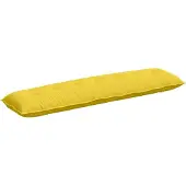 vidaXL Rückenkissen Helles Gelb 200 x 19 x 50 cm Stoff