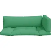 vidaXL Palettenkissen 3-Tlg Grün Stoff 360949
