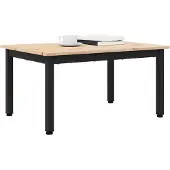vidaXL Couchtisch Natur 70 x 50 x 36 cm Massives Kiefernholz