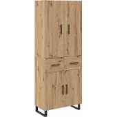 vidaXL Highboard 2 stk. Artisan-Eiche 69,5 x 34 x 180 cm