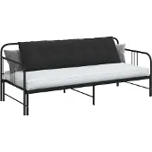 vidaXL Rückenkissen Schwarz 180 x 50 cm Cordstoff