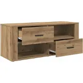 vidaXL TV-Schränk 100 x 35 x 40 cm Artisan-Eiche Holzwerkstoff