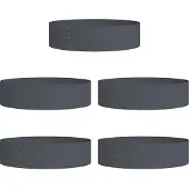 vidaXL Pflanzenring 5 pcs Anthrazit 80 x 80 x 20 cm