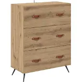 vidaXL Highboard Artisan-Eiche 69,5 x 34 x 180 cm Holzwerkstoff