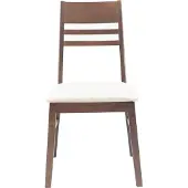 vidaXL Esszimmerstühle 2 stk. Massives Gummiholz Hellbraun