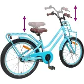 vidaXL Kinderfahrrad 18 Zoll für 5-7 Jahre alt Himmelblau