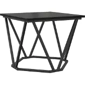vidaXL Couchtisch 3 stk. Schwarz Eichen-Optik 50 x 50 x 40 cm