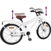 vidaXL Kinderfahrrad 22 Zoll für 7-12 Jahre alt Weiß