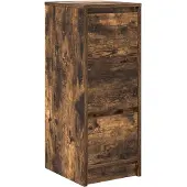 vidaXL Sideboard Räuchereiche 29,5x34x76 cm Holzwerkstoff