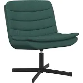vidaXL Drehstuhl Dunkelgrün 63 x 75 x 76 cm Stoff